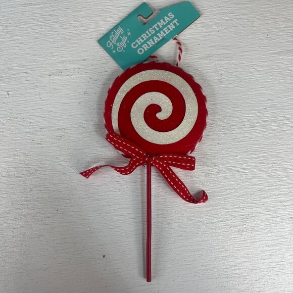 Holiday Style Christmas Ornament Set of 6 Material Knit New - Picture 6 of 8